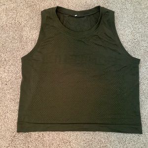 LULULEMON CROPPED TANK!! Super cute color